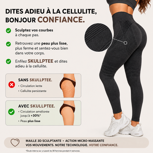 Legging Anti-Cellulite 3D Sculptant – SKULPTEE™