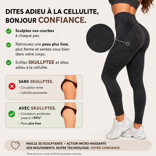 Legging Anti-Cellulite 3D Sculptant – SKULPTEE™